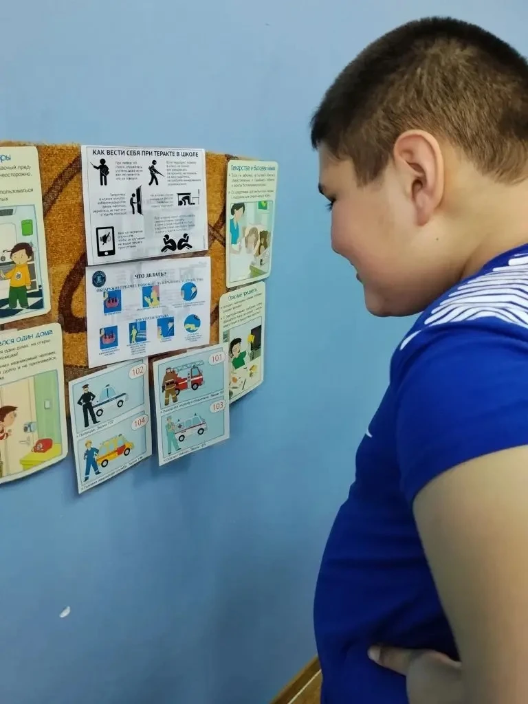 Урок по безопасности в 2² классе