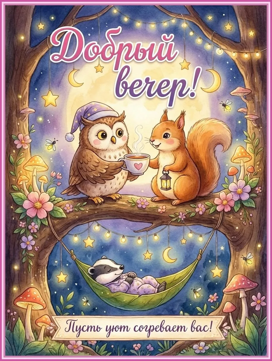 Добрый вечер 

👉 Лучшие Открытки в MAX 😇 Подписаться