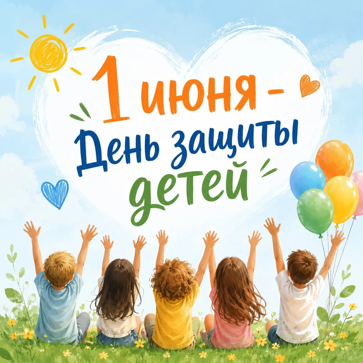 С Днём защиты детей! Пусть у каждого ребёнка будет тёплое, радостное детство, пусть по всей планете 