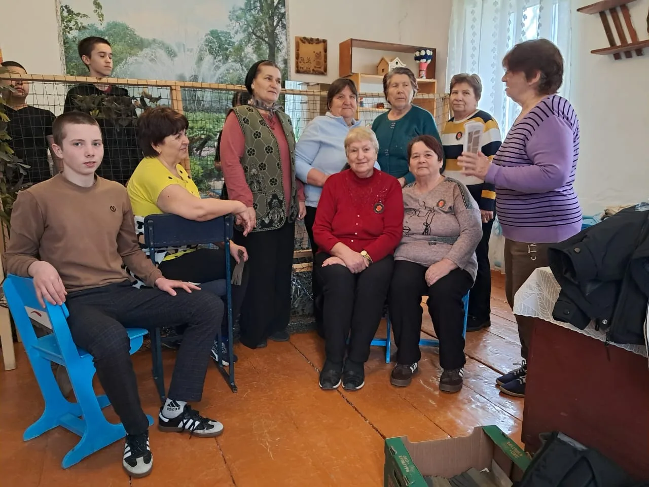 В
преддверии Международного женского дня в сельском клубе села Софиевка  для добровольцев ,которые 