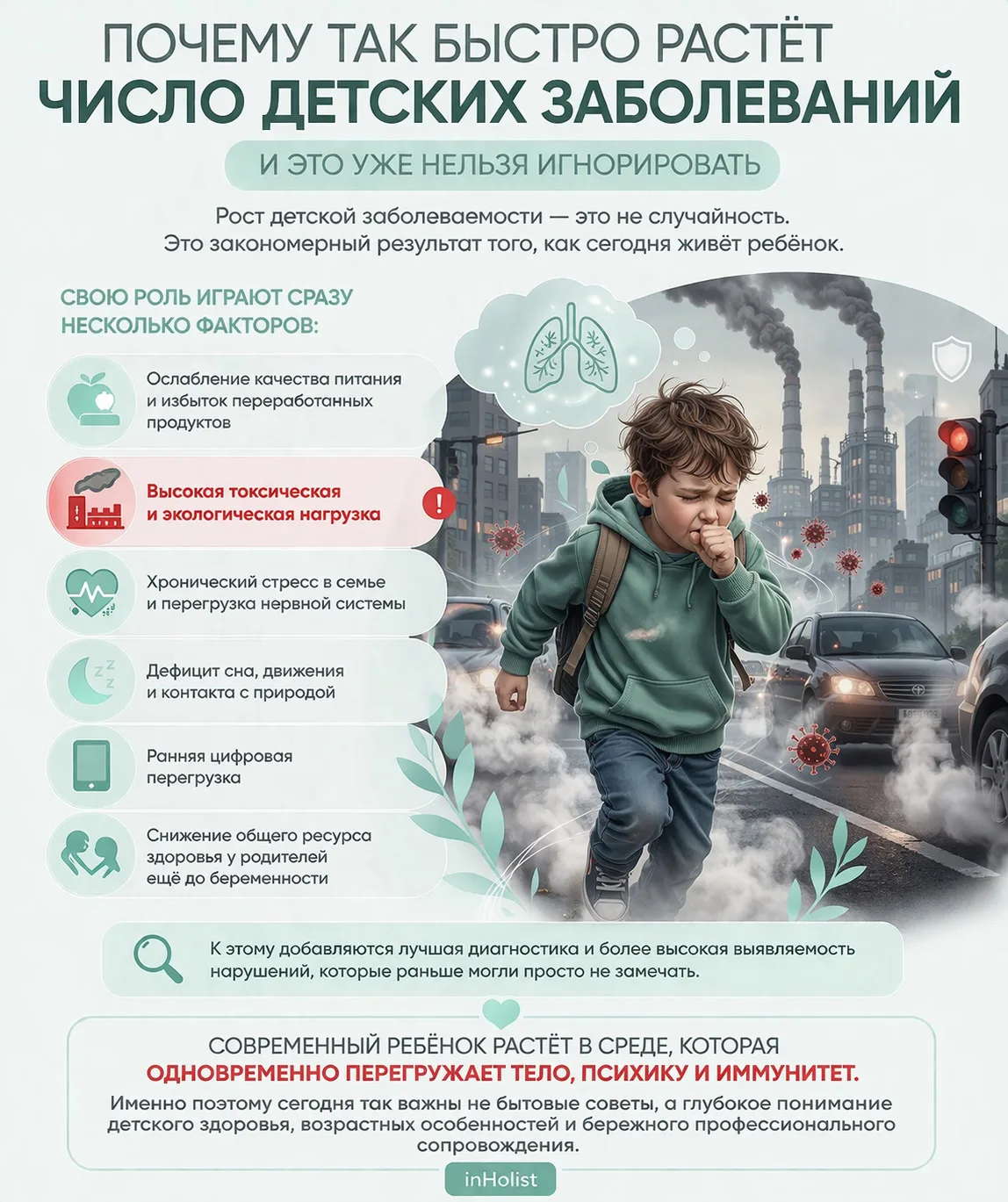 Грамотный специалист по детскому фитооздоровлению смотрит не только на симптом, а на ребёнка целостн