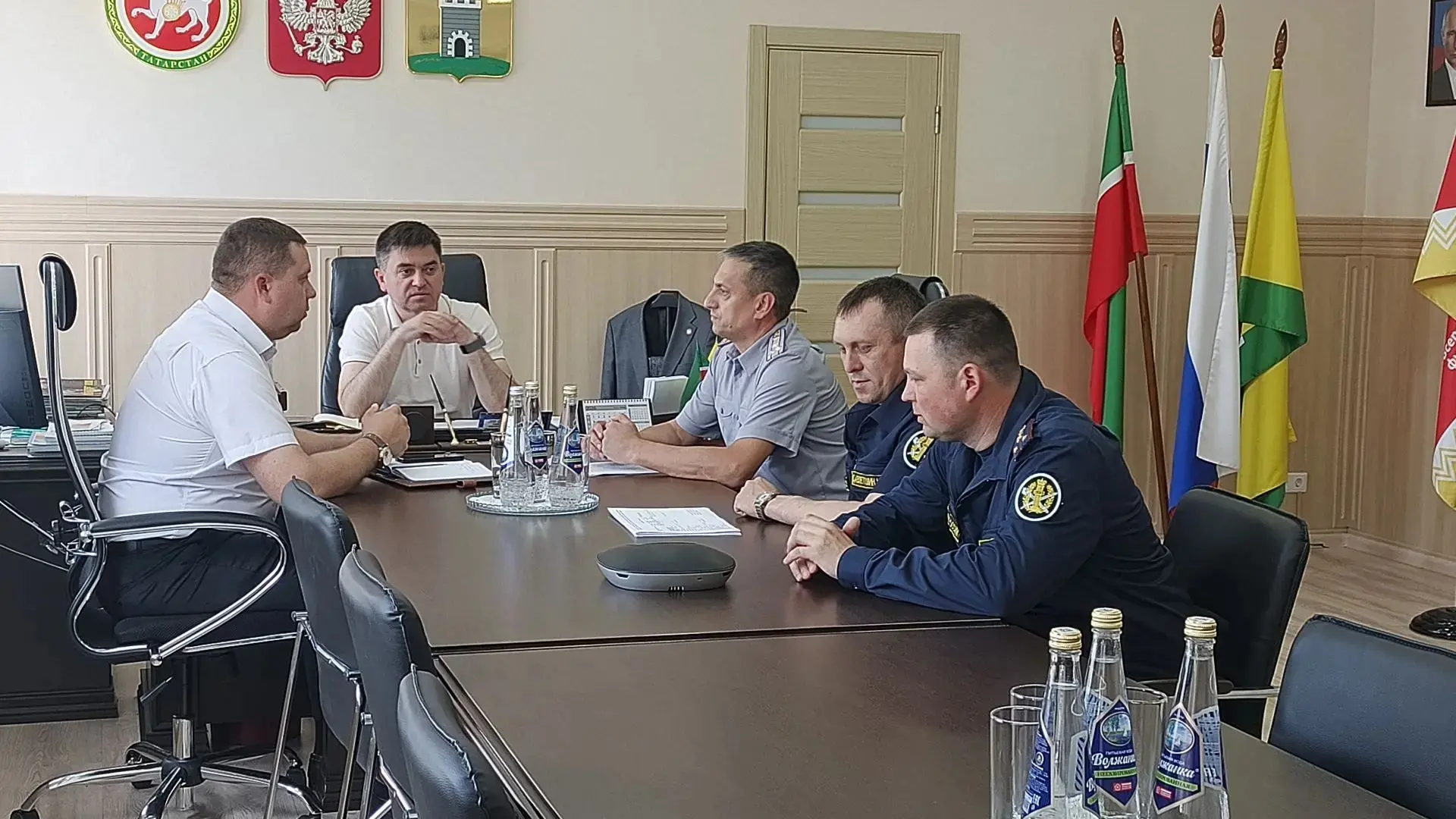 Провел рабочую встречу с Ильдаром Фаритовичем Ахмадуллиным, начальником Уголовно-исполнительной инсп