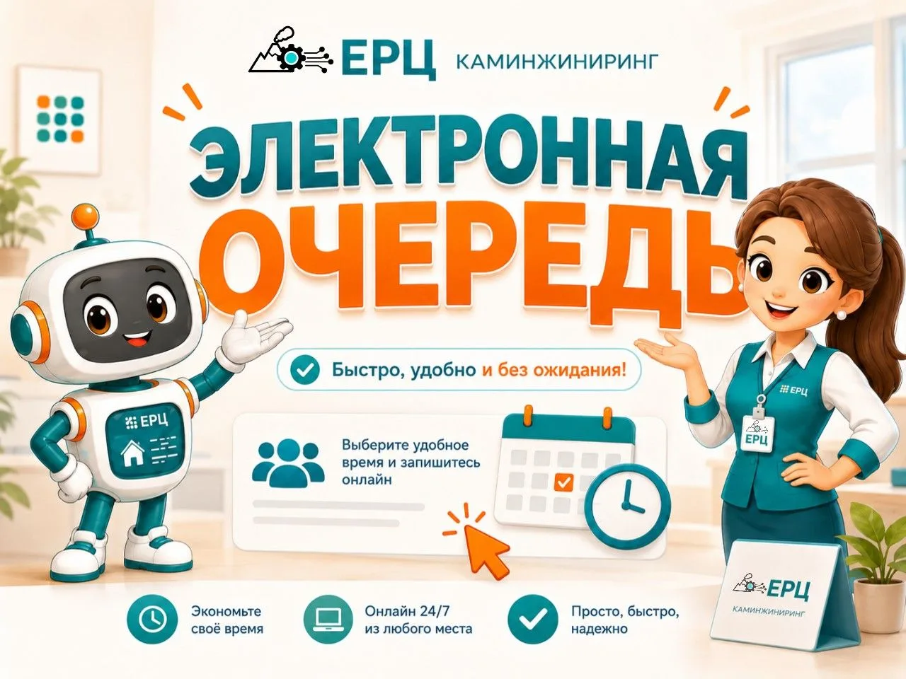 Онлайн-запись в Единый расчетный центр: выбирайте удобное время заранее

На сайте появилась новая во