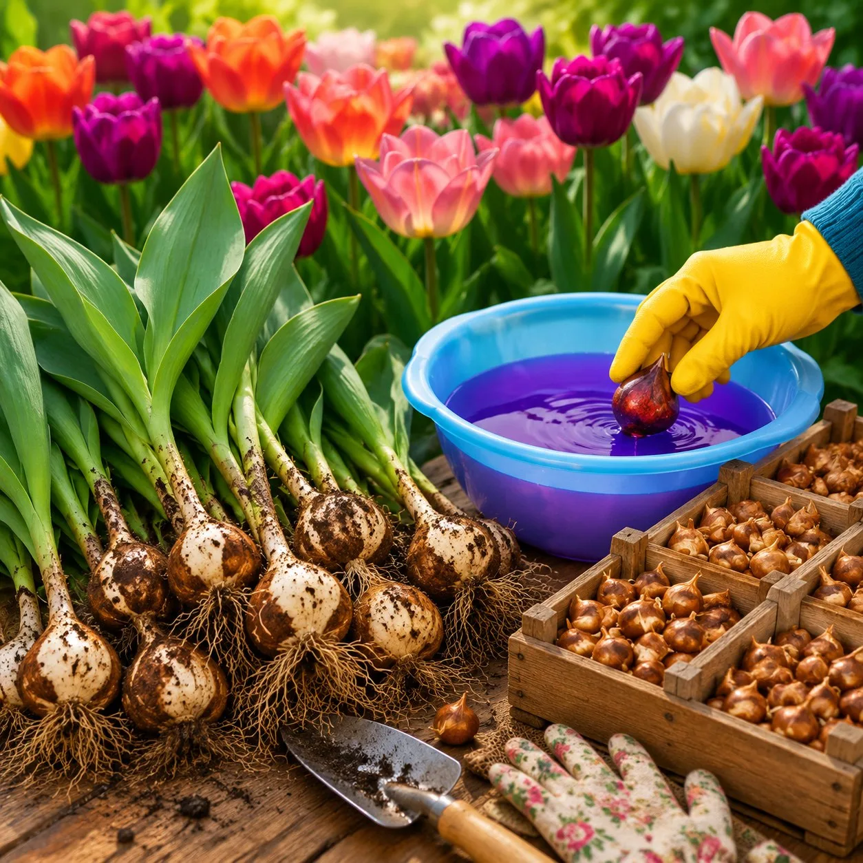Выкопка и хранение луковиц тюльпанов 💐

Существует много разных мнений о том, как часто нужно прово