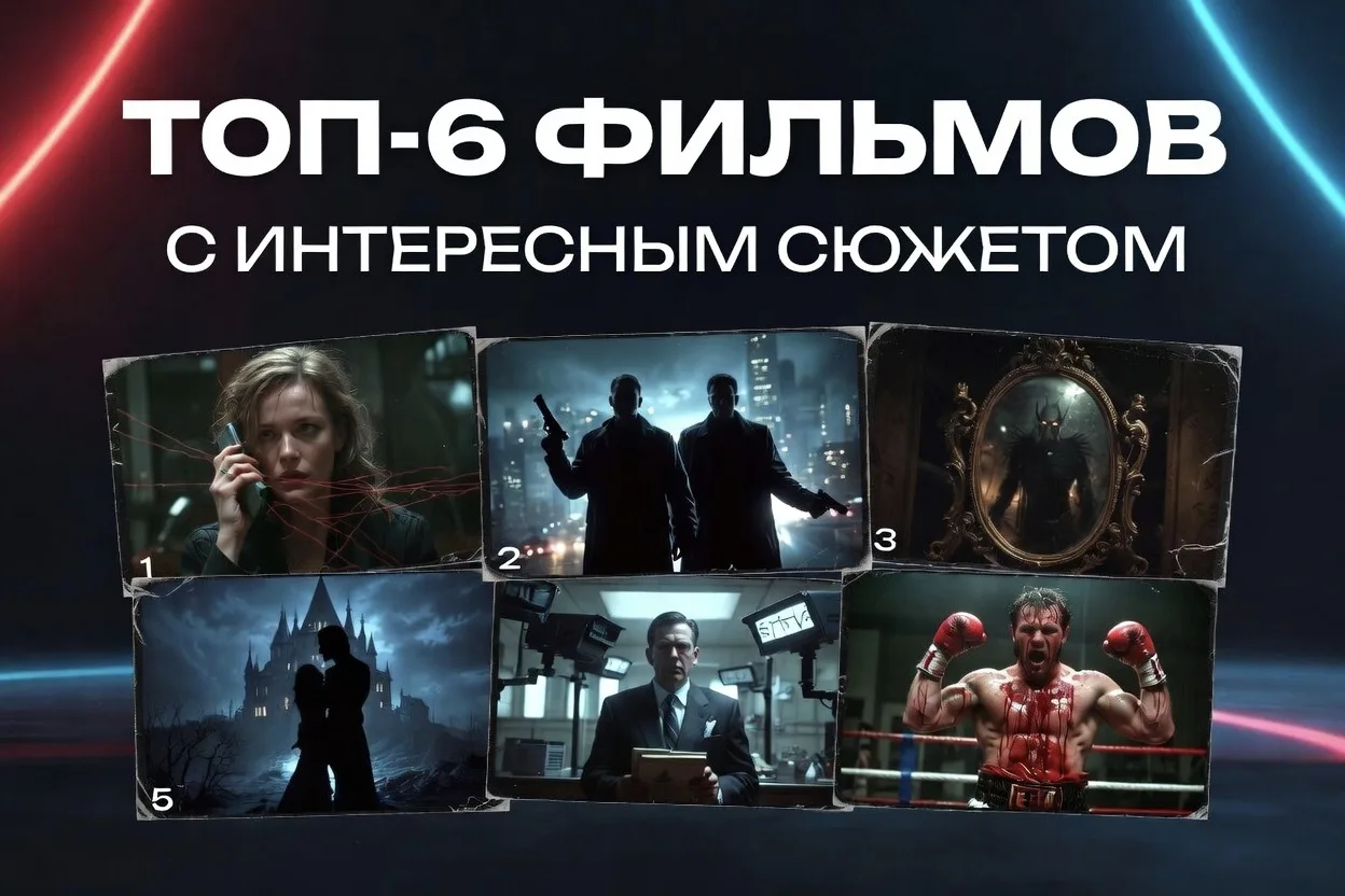 Топ-6 фильмов с ИНТЕРЕСНЫМ СЮЖЕТОМ для идеальных выходных! 🎬

Хотите кино, от которого невозможно о