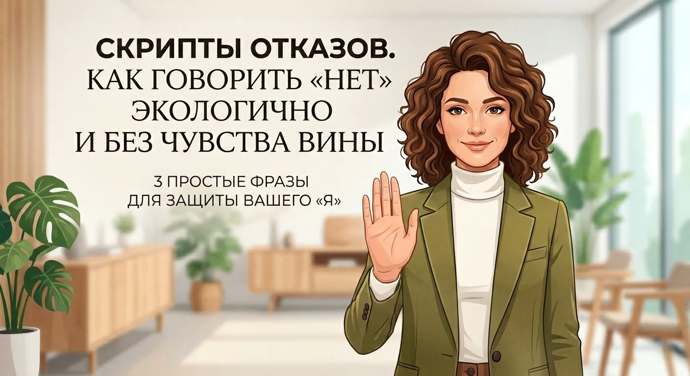 «Я бы с радостью, но нет». Знакомо? А после этого внутри разворачивается трехчасовое шоу «Как я мог 