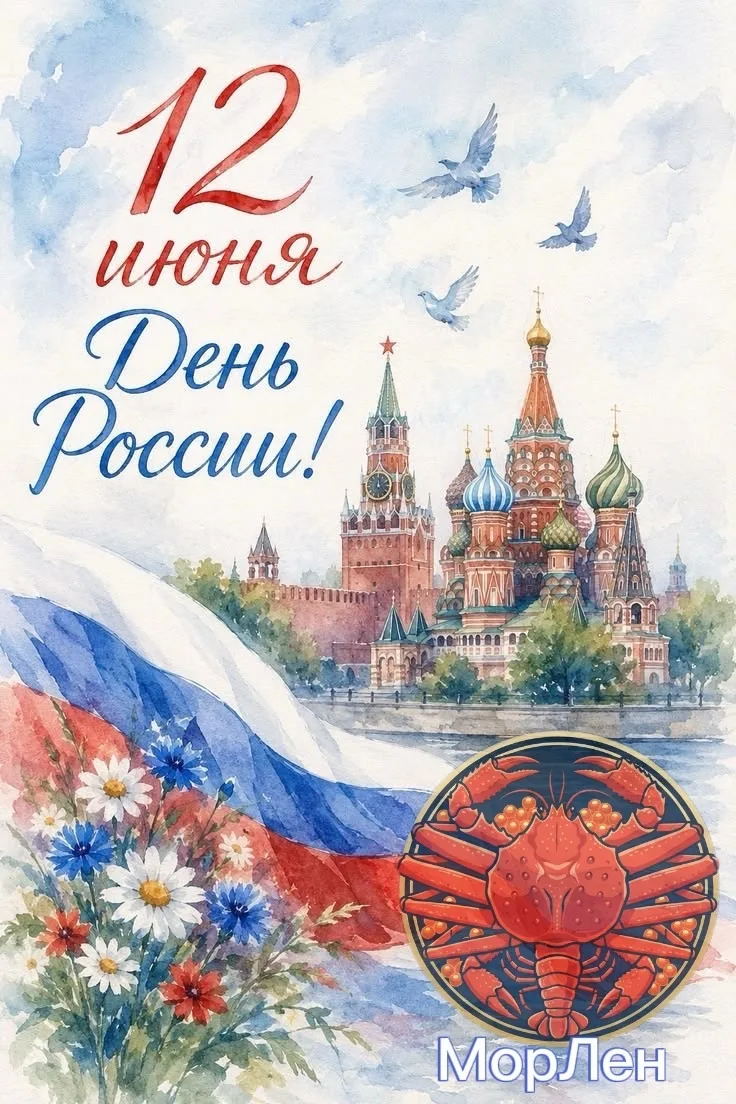 Команда «МорЛен» поздравляет с Днём России!

Мы гордимся нашей страной, её масштабами и возможностью