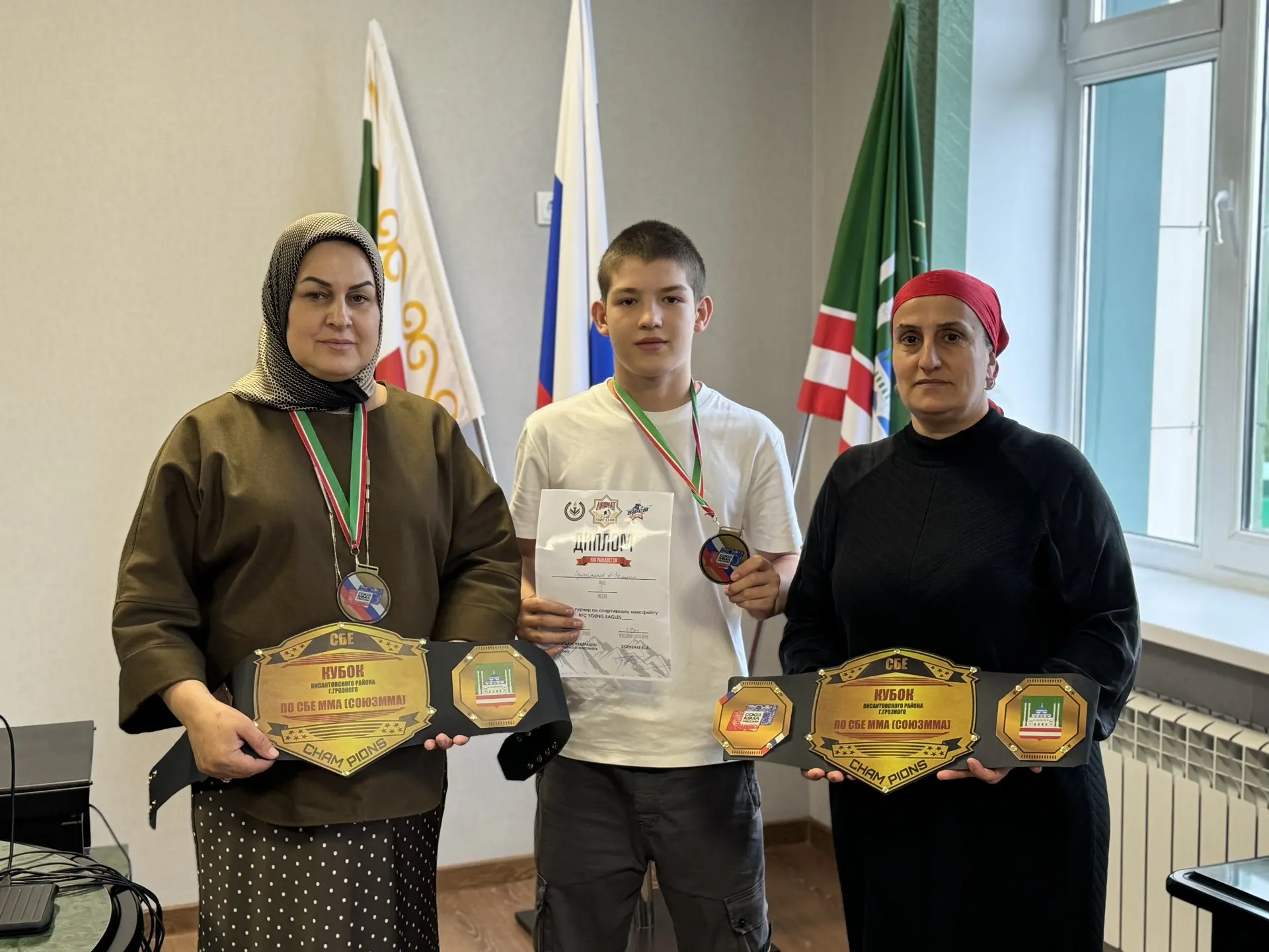 🏆 В рамках Кубка Висаитовского района обучающиеся МБОУ «СОШ №61» г. Грозного, братья Сулейманов Абд