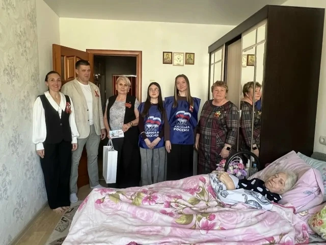 В Знаменске поздравили ветеранов Великой Отечественной войны.                                       