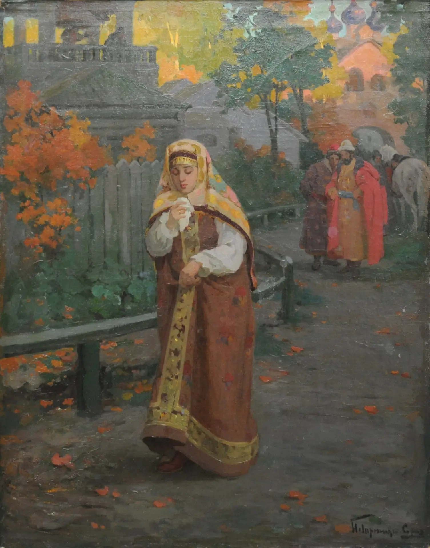 Горюшкин-Сорокопутов Иван Силович (1873-1954) г. Пенза,
Старая Москва. Холст, масло.

«О, Россия!», 