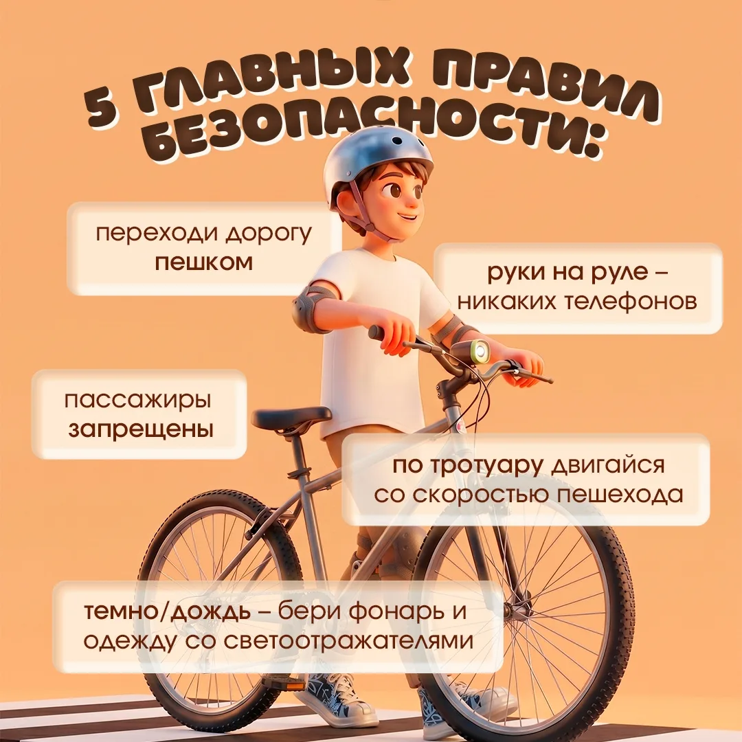 Летние каникулы: Велосипеды и самокаты — правила безопасности на улицах! 🛴🚲

Лето — время свободы 