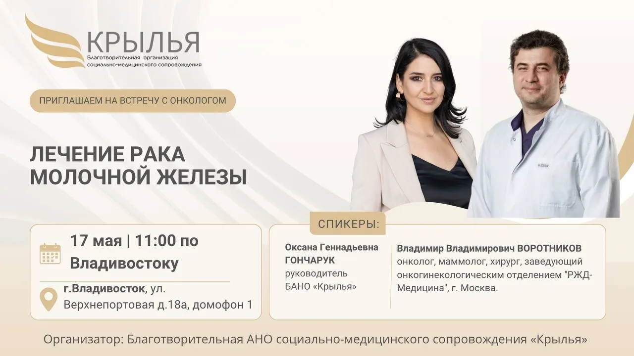 Важная новость для тех, кто во Владивостоке.

Наша Благотворительная АНО «Крылья» выиграла грант Губ
