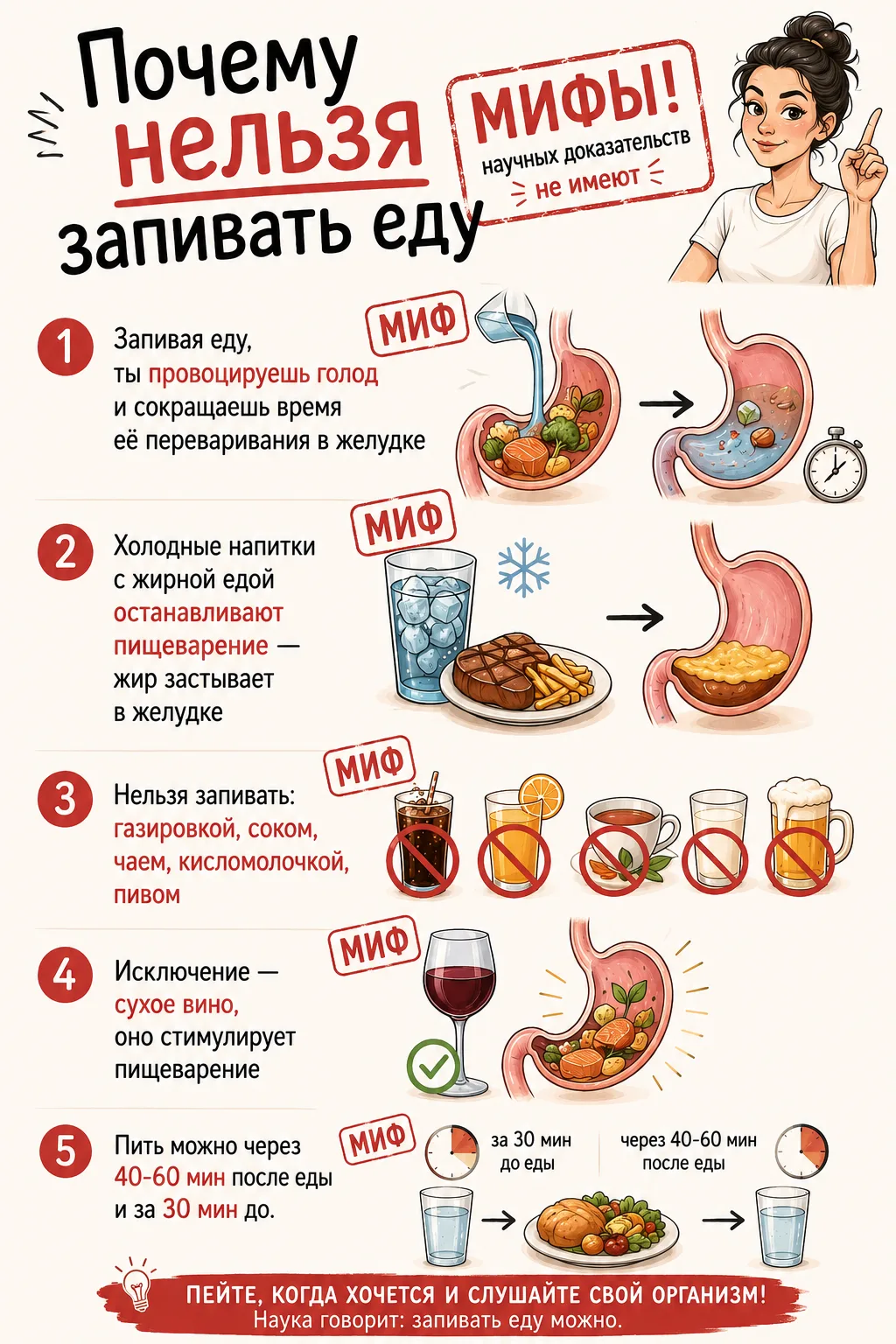 Устроим разнос очередным мифам из мира ЗОЖ?

Пока живет мракобесие в зож-пабликах, у меня всегда буд