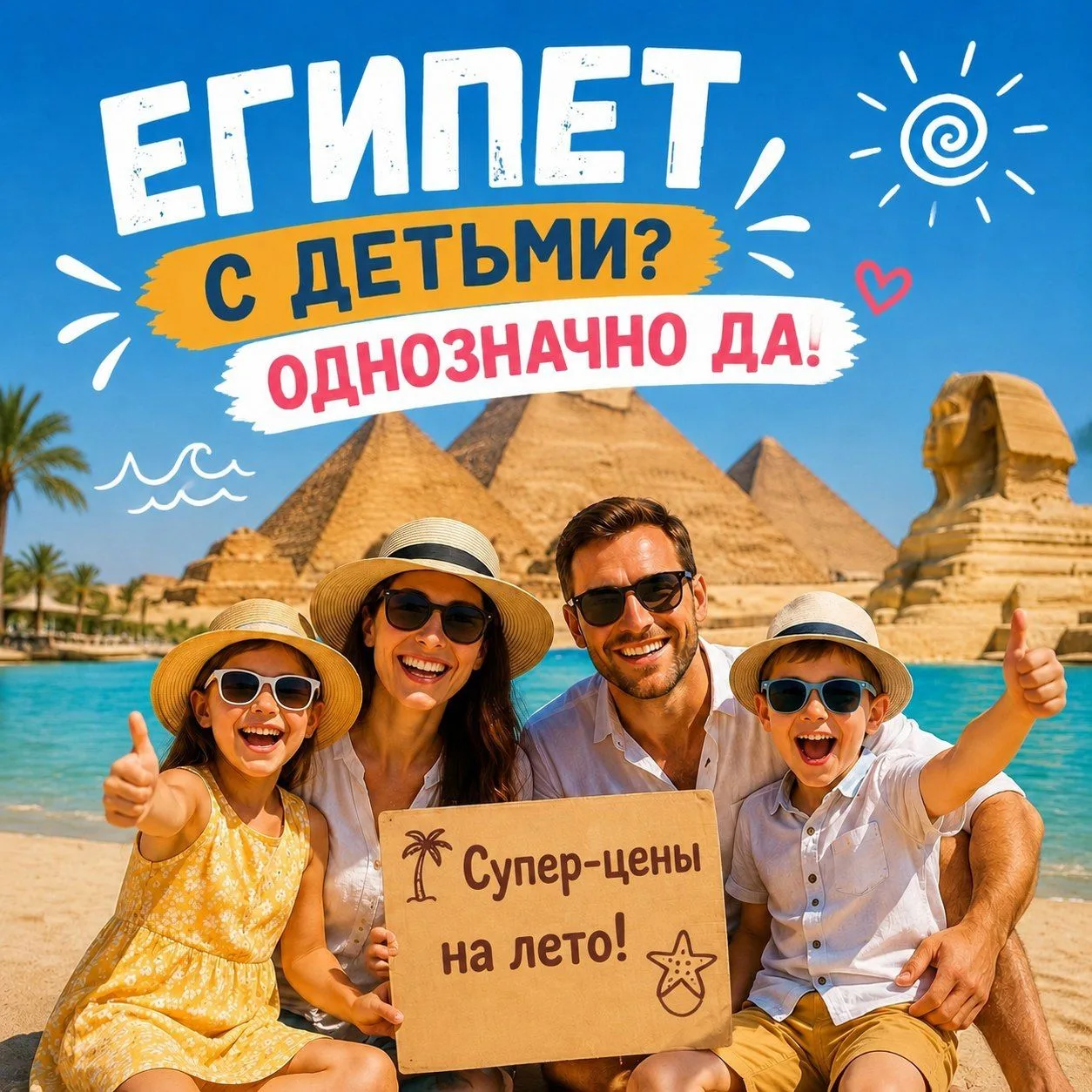 ЕГИПЕТ С ДЕТЬМИ? ОДНОЗНАЧНО ДА!

Когда речь заходит о семейном отдыхе, многие сразу начинают рассмат
