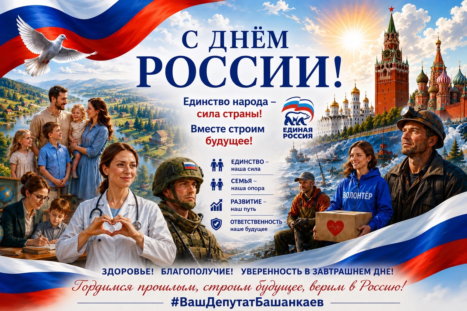 🇷🇺 С Днём России!

Россия начинается не с карты.
Она начинается с людей и семьи.

С мамы, которая 
