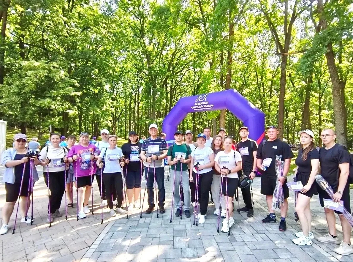 ⛳️В городе Строитель состоялось яркое спортивное событие — «IV Кубок Румянцева» по северной ходьбе. 