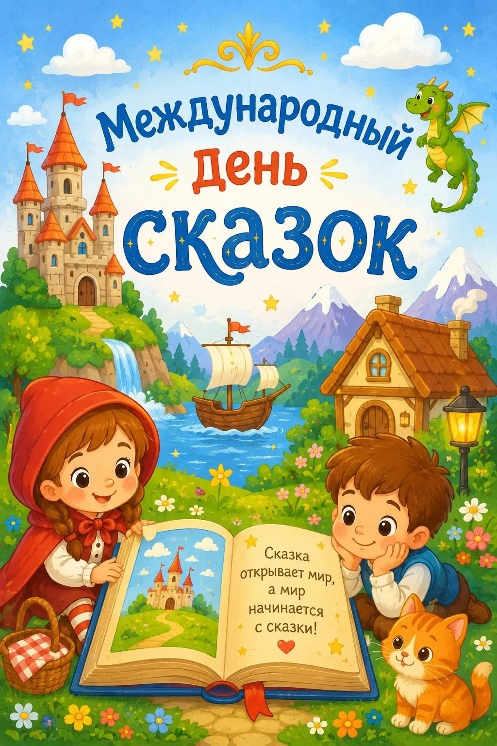 ✨ Международный день сказок! ✨

🧚‍♀️ Сегодня Международный день сказок! В этот день мы хотим окунут