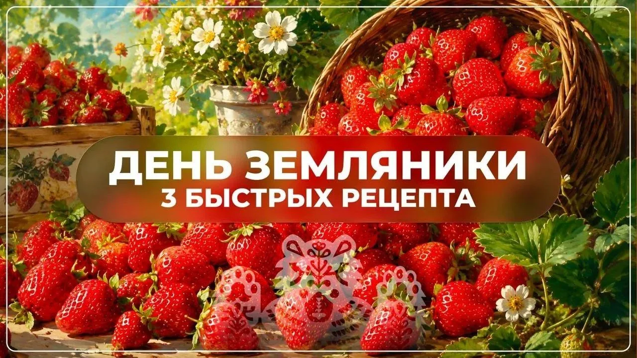 🍓 День земляники отмечают 9 июля

Сегодня отличный повод вспомнить вкус лета и сделать что-нибудь п