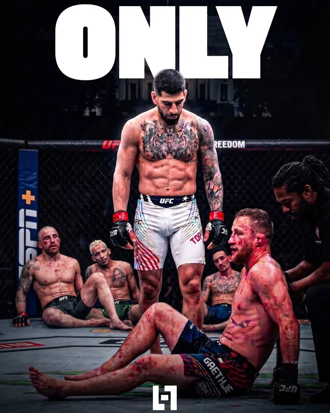 ⚡Интересные факты об Илии Топурии: 
 
- Единственный непобежденный чемпион UFC на данный момент
- Ед