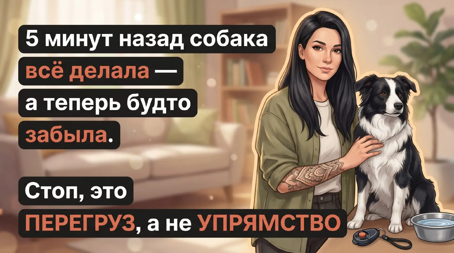 Перегруз и коррекция поведения собак без рывков 🐶

Коррекция поведения собак начинается с понимания
