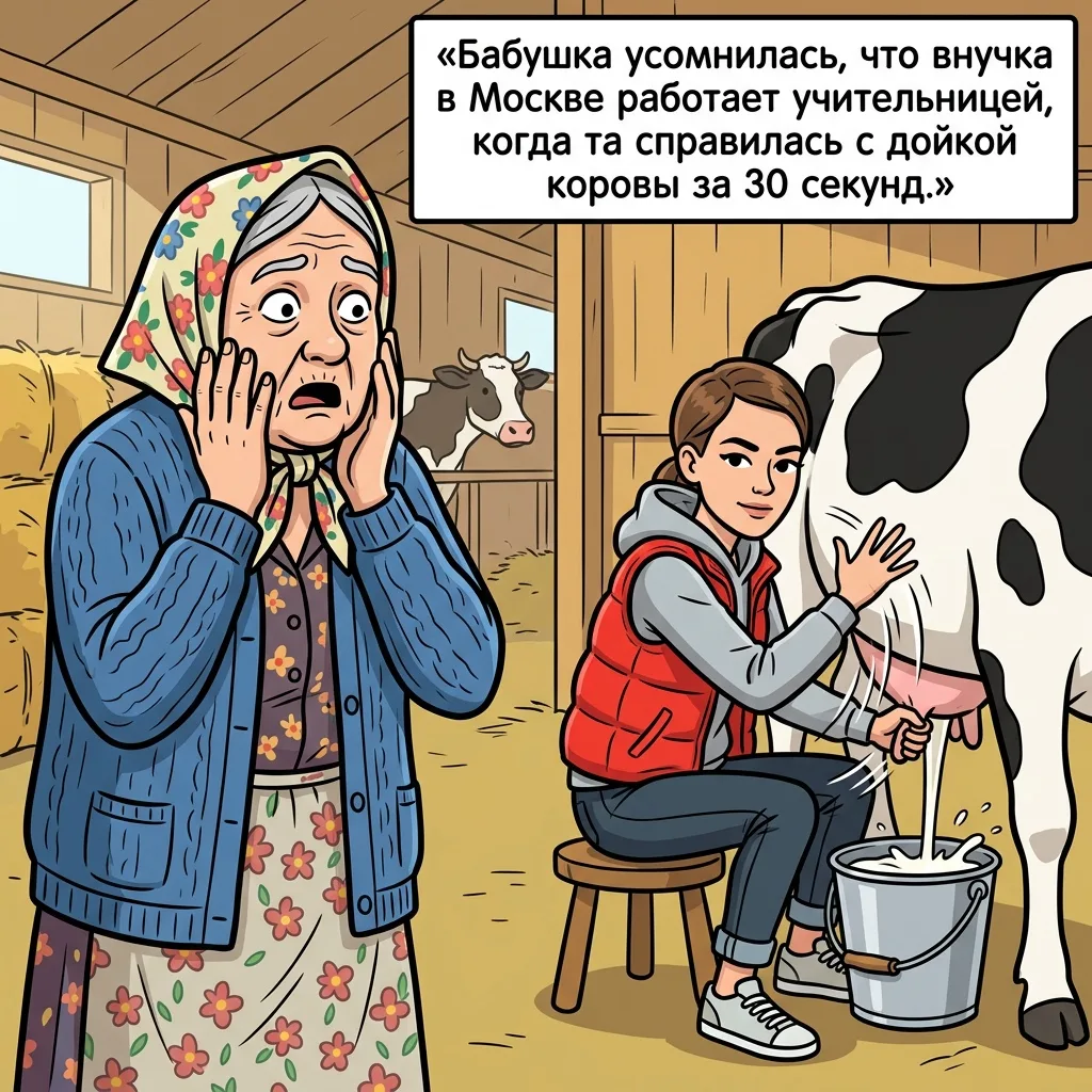 Бабушка начала сомневаться, что внучка в Москве действительно работает учительницей, когда та справи