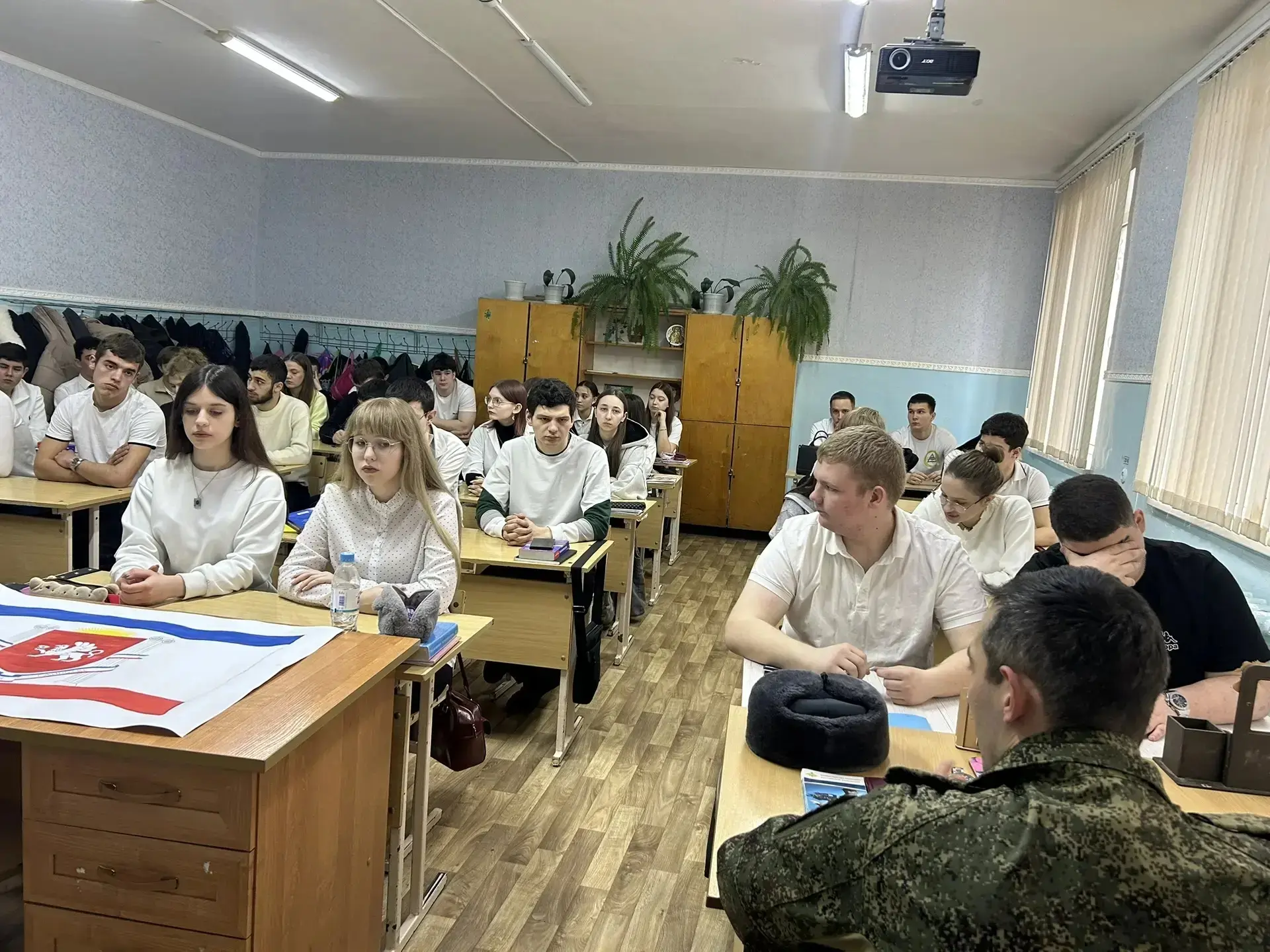 В Техникуме экономики и права г. Новопавловск совместно с Военным комиссариатом Кировского округа пр