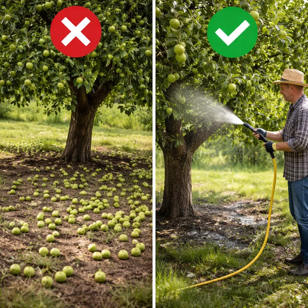 🌳 ПОЧЕМУ ЯБЛОКИ ОПАДАЮТ ЗАЦДОЛГО ДО СОЗРЕВАНИЯ
Многие игнорируют опадение завязей в июне.

ЧТО ПРОИ