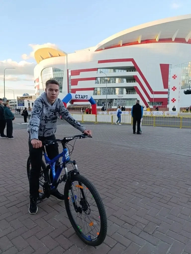 👏🏻Филиппов Артём, ученик 8Б класса, также ежегодно принимает участие в велопробеге «Путешествуе.М 