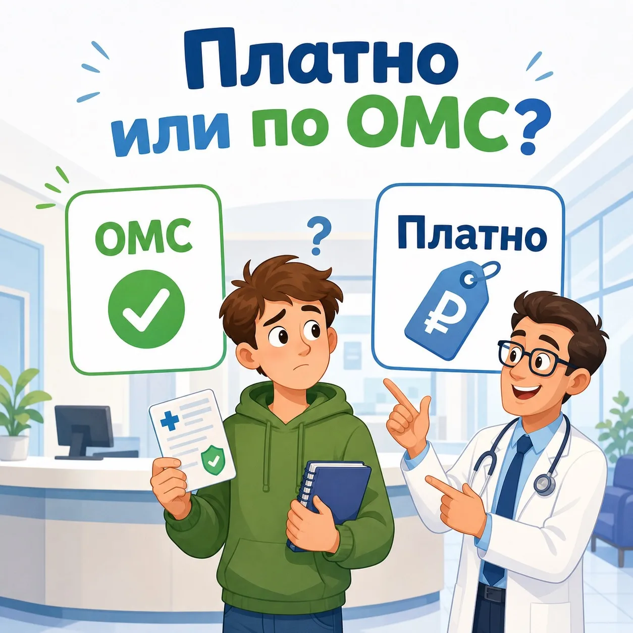 💸 Как понять, что вас готовят к платной услуге, а не к лечению по ОМС.
Из
🙅‍♀️ Не всегда говорят п