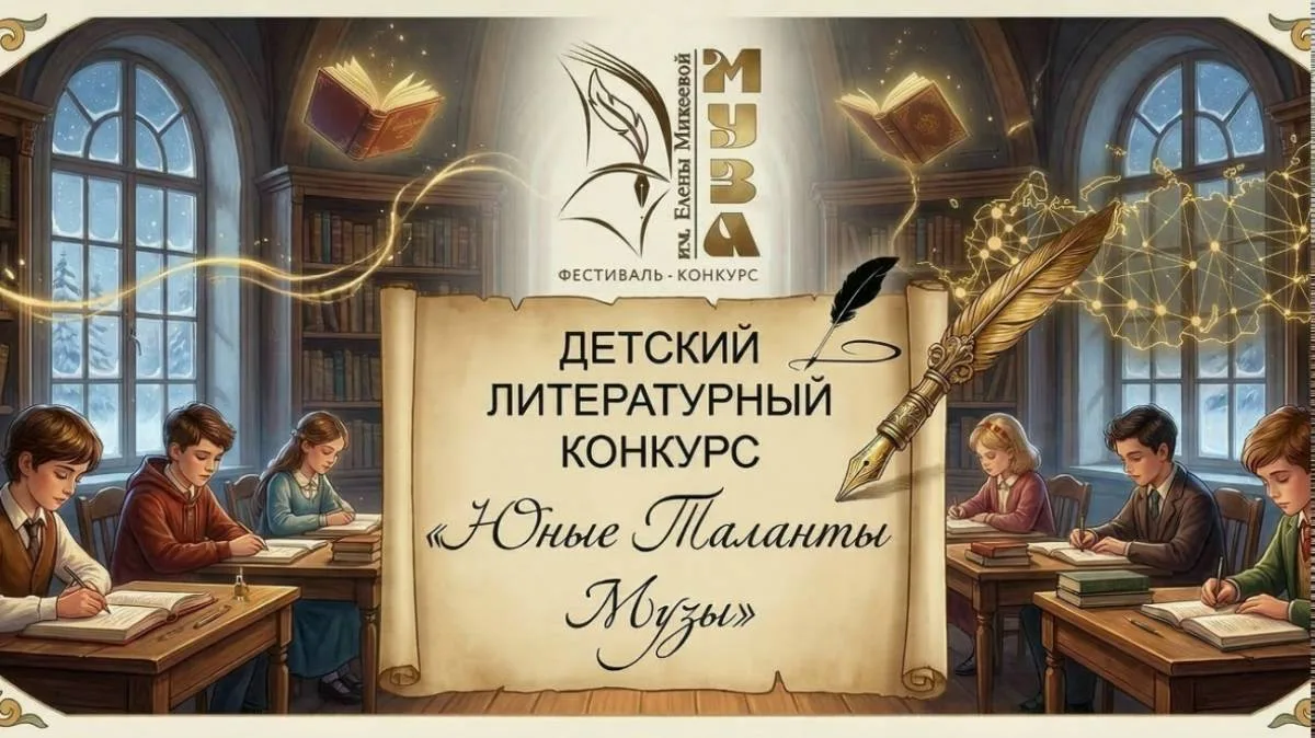 Литературный конкурс «Юные Таланты Музы»     Информируем вас о проведении детского
литературного кон