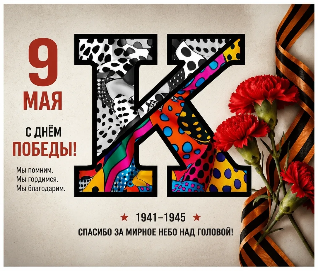 С Днём Победы! 🇷🇺
9 Мая — день памяти, силы духа и великого подвига.

Мы помним тех, кто подарил н