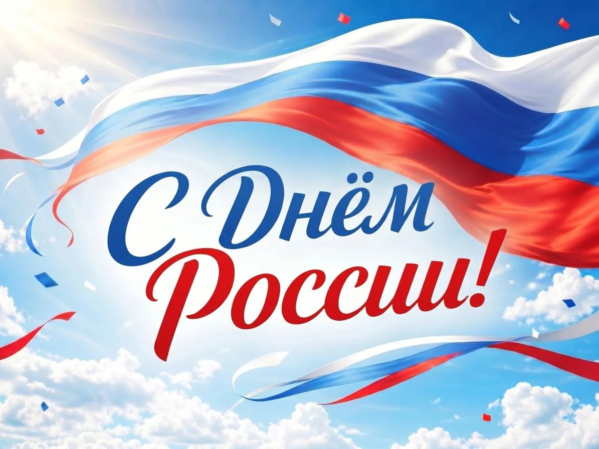 С Днём России! 🇷🇺Гордимся нашей историей, ценим настоящее и вместе создаём будущее.

Желаем  каждо