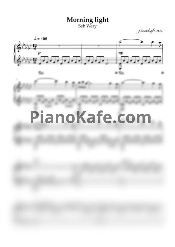 Прекрасная мелодия вам на ночь! Seb Wery - Morning Light.
🎹 Ноты для фортепиано: https://pianokafe.
