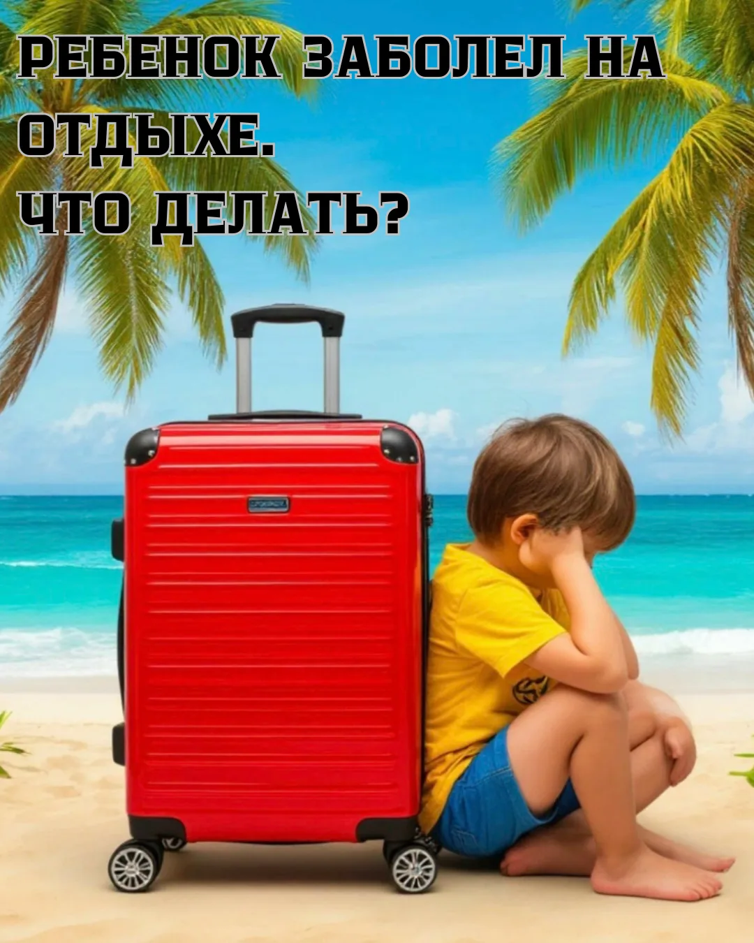 💊Оказаться с ребёнком, у которого температура  39⁰, в стране, где говорят на незнакомом языке, — эт