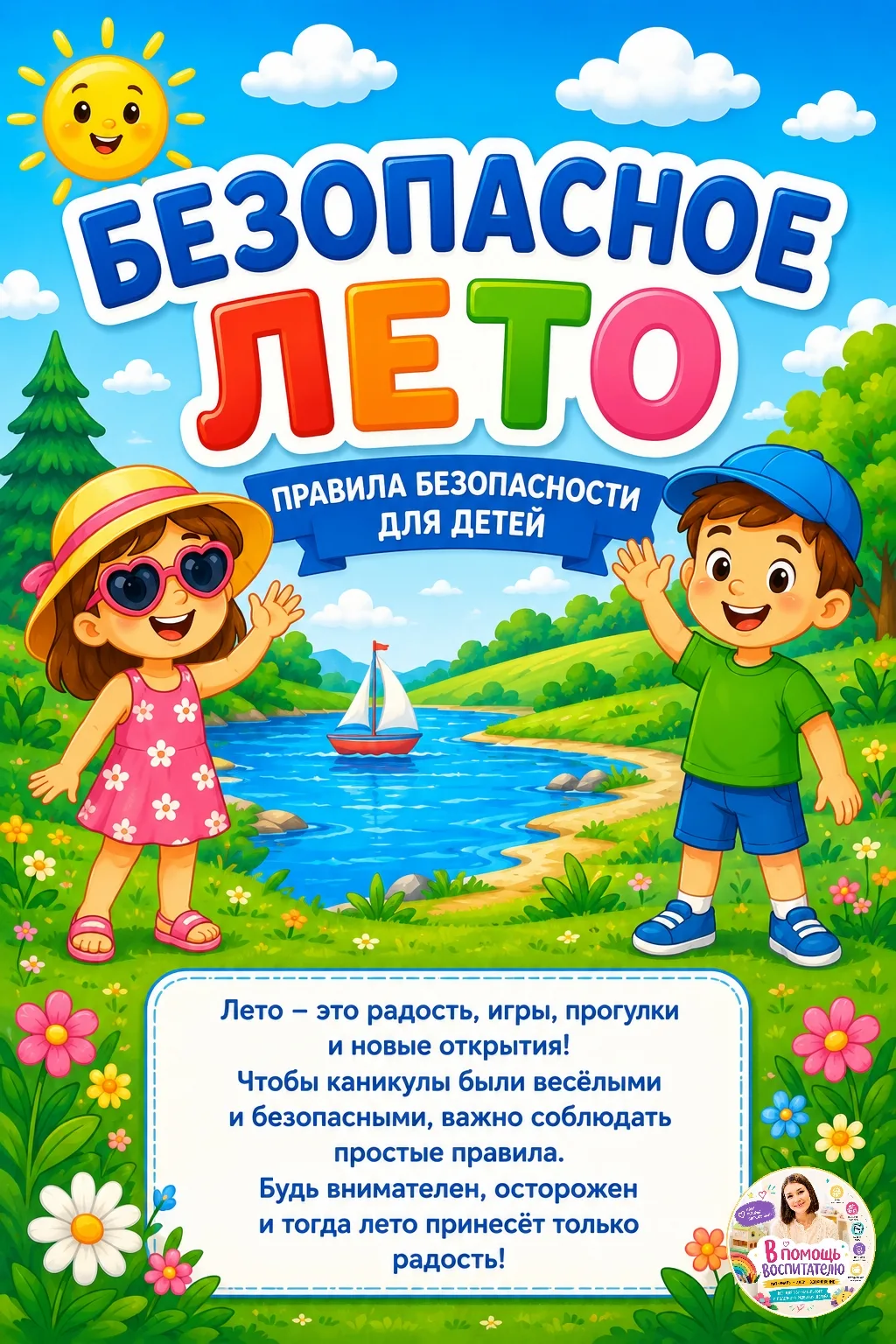 ❗ Внимание!  Лето и безопасность!

Лето — прекрасное время для прогулок и активных игр, но именно в 
