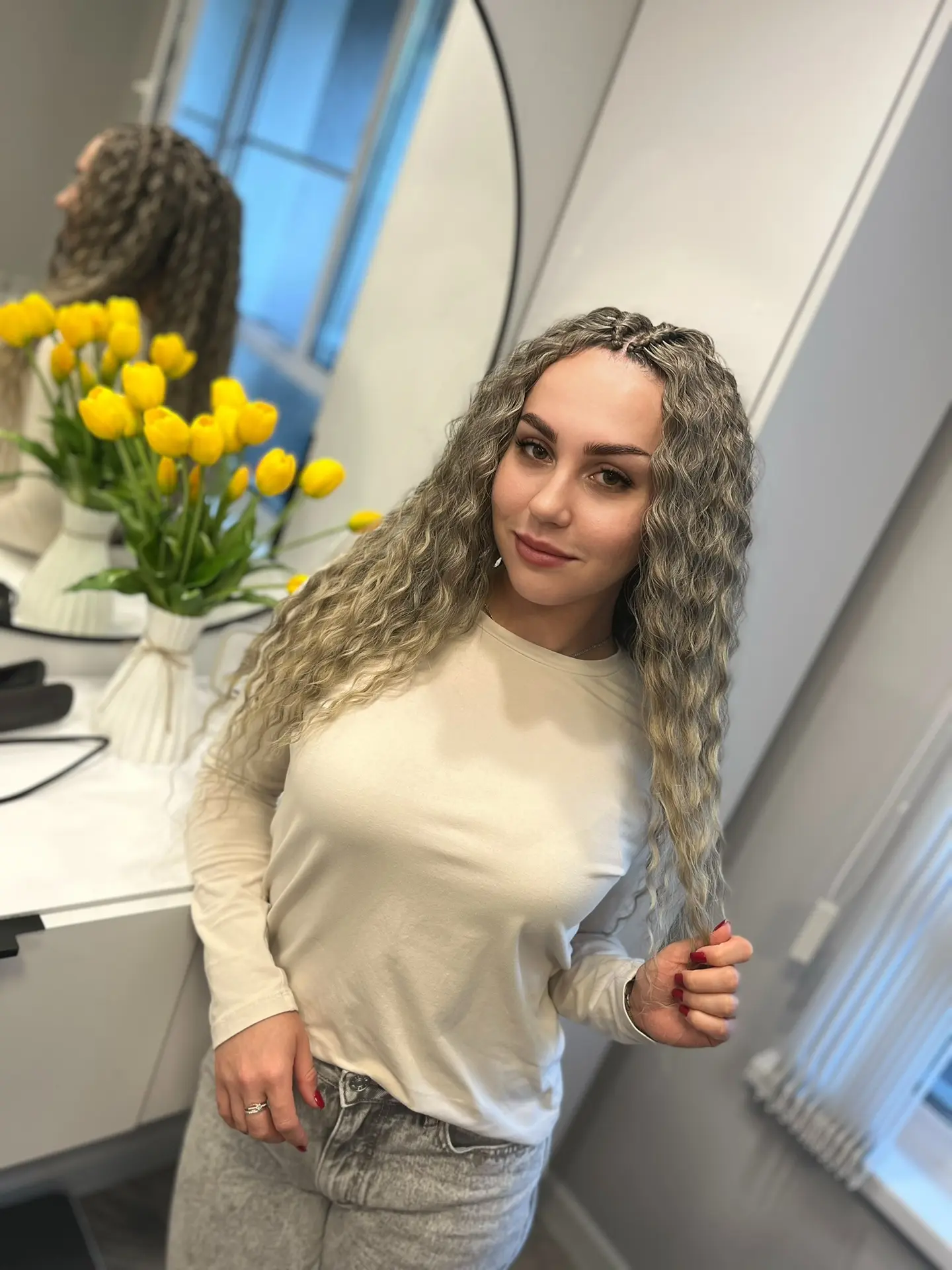 Трехрядный водопад на длинные и густые 😍 Исходник смотри в карусели👉 
🔹Занятость 1ч 40 мин🔥
🔹Ср