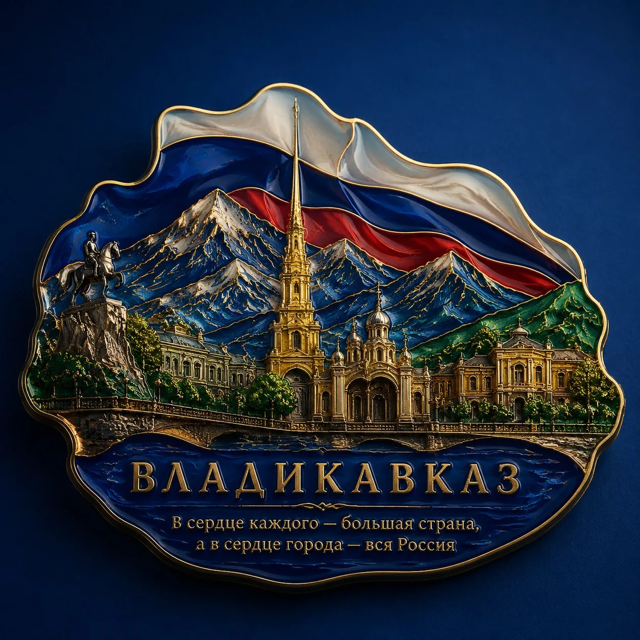 🇷🇺В этот день мы вспоминаем, что сила страны — в её людях и городах.

🏔️На фото — Владикавказ, си