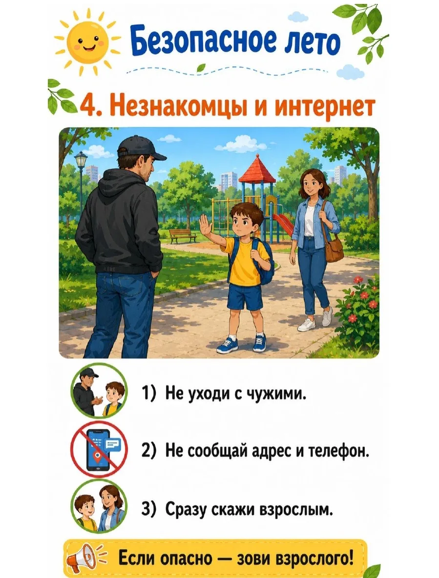 Безопасное лето: три простых совета

Летом хочется приключений, но безопасность важнее всего. Вот тр