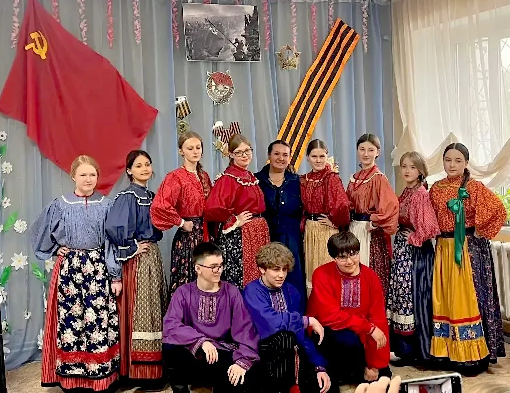❇️В классе фольклора прошел концерт младшей и старшей группы ансамбля народной песни «Жаворонки».🐦
