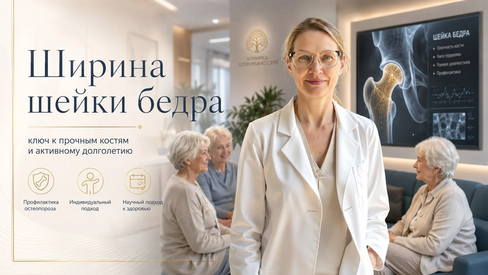 🦴 Ширина шейки бедра.
Продолжаем тему генетики переломов.
▫️Сегодня — о шейке бедра. Казалось бы: е