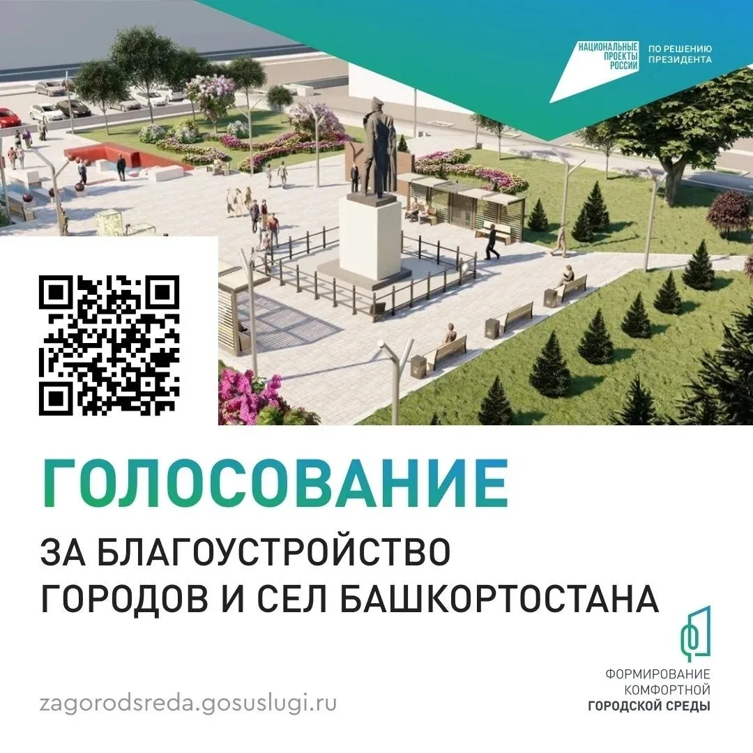Стартовало Всероссийское онлайн голосование за благоустройство общественных территорий по проекту «Ф