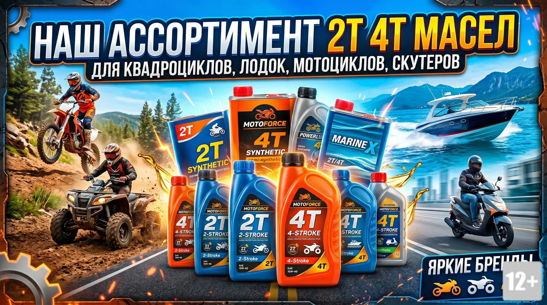 НАШ АССОРТИМЕНТ 2T 4Т МАСЕЛ    #масла #2тмасла #4тмасла #двухтактныемасла #четырехтактныемасла #мото