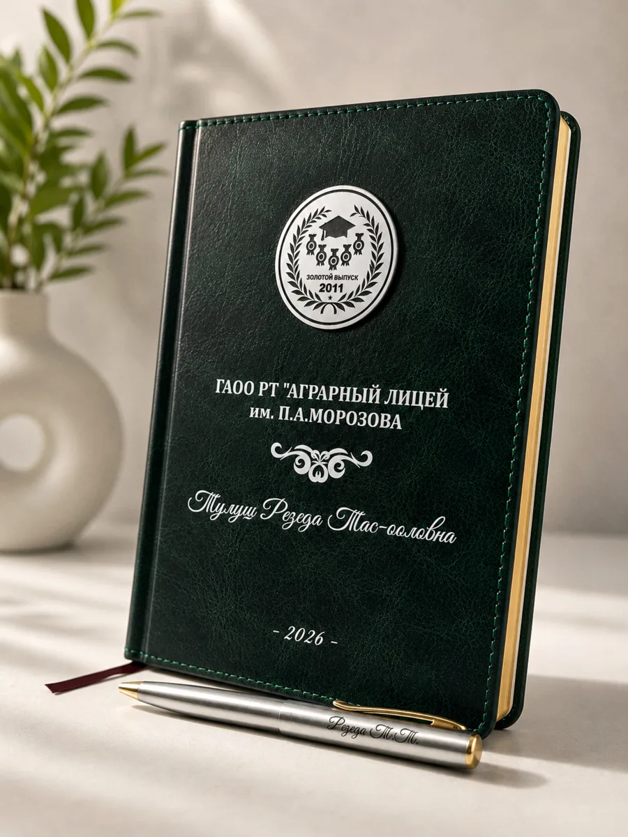 Брендировали ежедневники и ручки для Аграрного лицея.
Четкие детали, аккуратная печать и премиальны