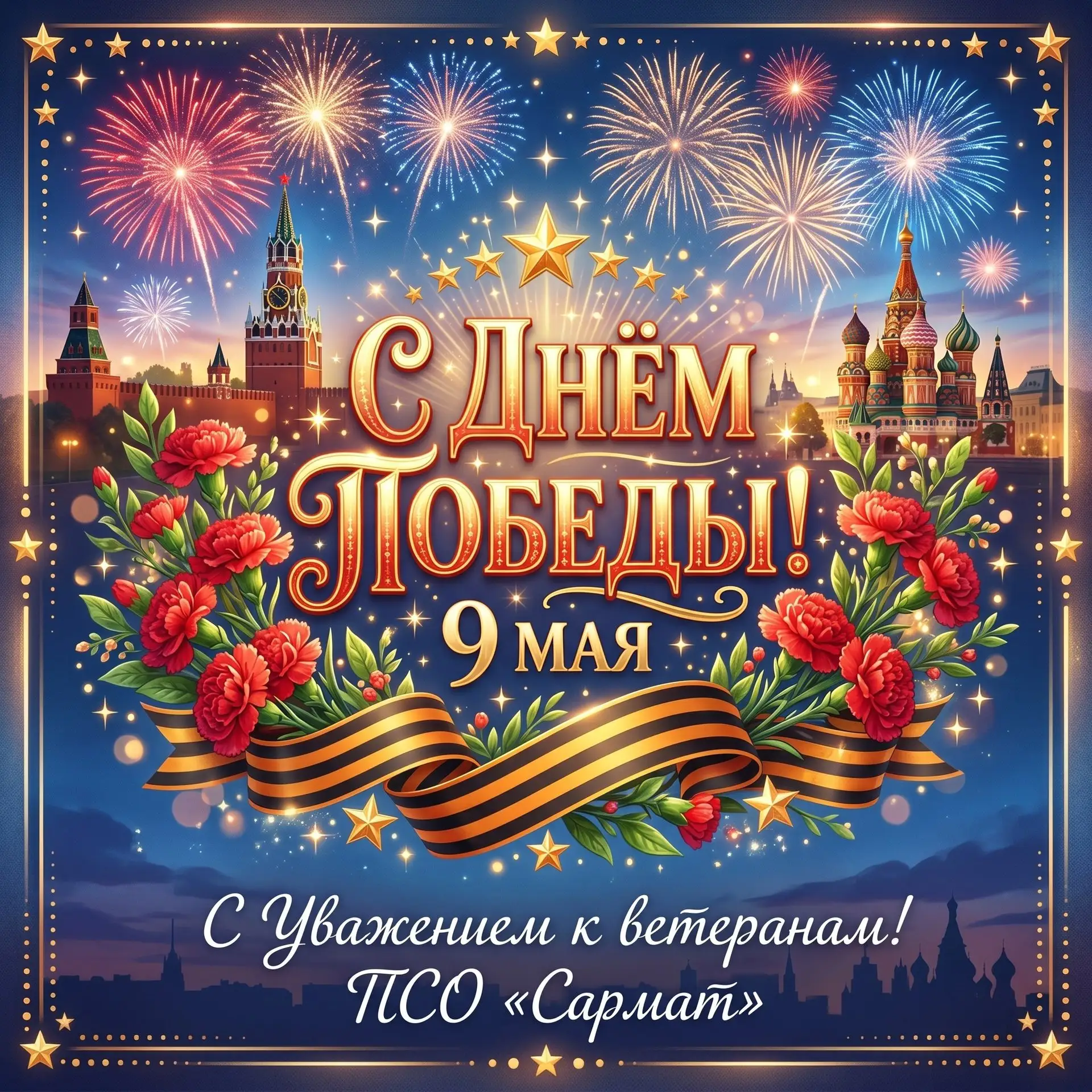 Сегодня мы отмечаем один из самых светлых и значимых праздников — День Великой Победы! 🎉 Этот день 