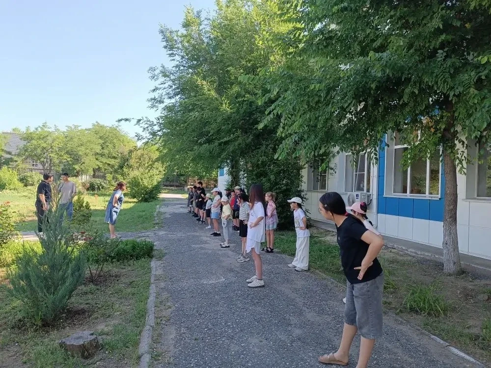 ☀️В гимназии начал свою работу лагерь с дневным пребыванием детей.

❇️ Первый отряд расположился в ш