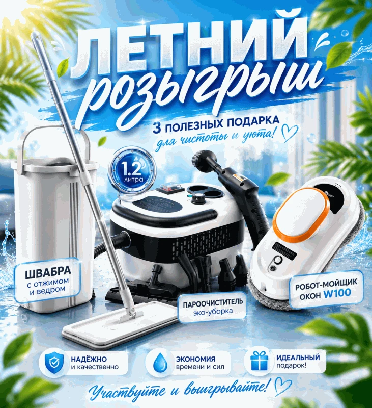 Дорогие друзья, мы приготовили для Вас полезные подарочки для чистоты и уюта в вашем доме 🏠💧 Отпра