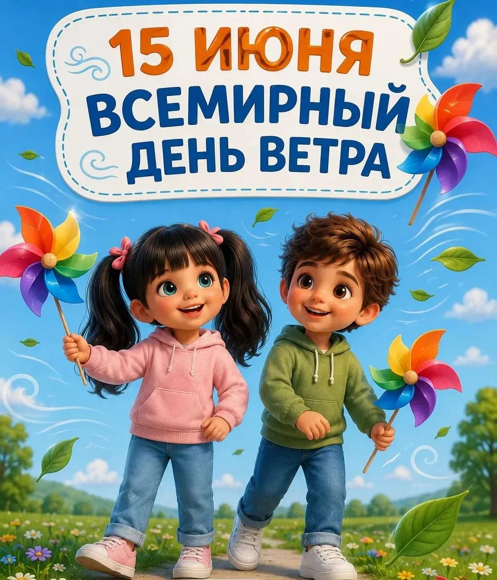 🌍💨 15 июня — Всемирный день ветра!
Праздник появился в 2007 году для того, чтобы напомнить людям о