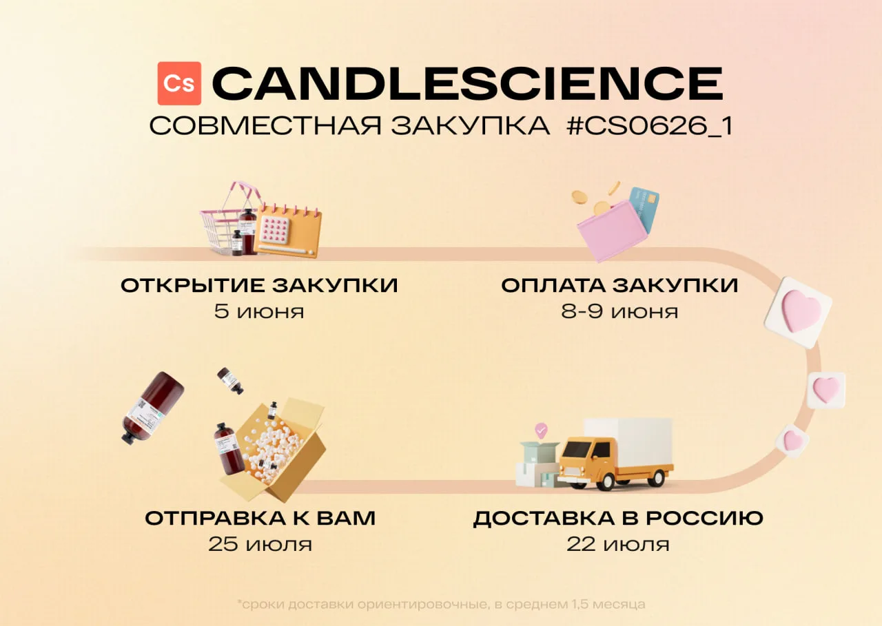 Закупка CANDLE SCIENCE Июнь 1 часть / #CS0626_1 
https://www.candlescience.com

 🛒 Как заказать?
За