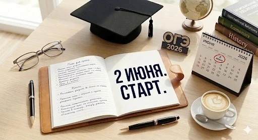 🎓 Дорогие девятиклассники!

2 июня начинается ваш важный этап — ОГЭ. Это не просто экзамен, а ваш п