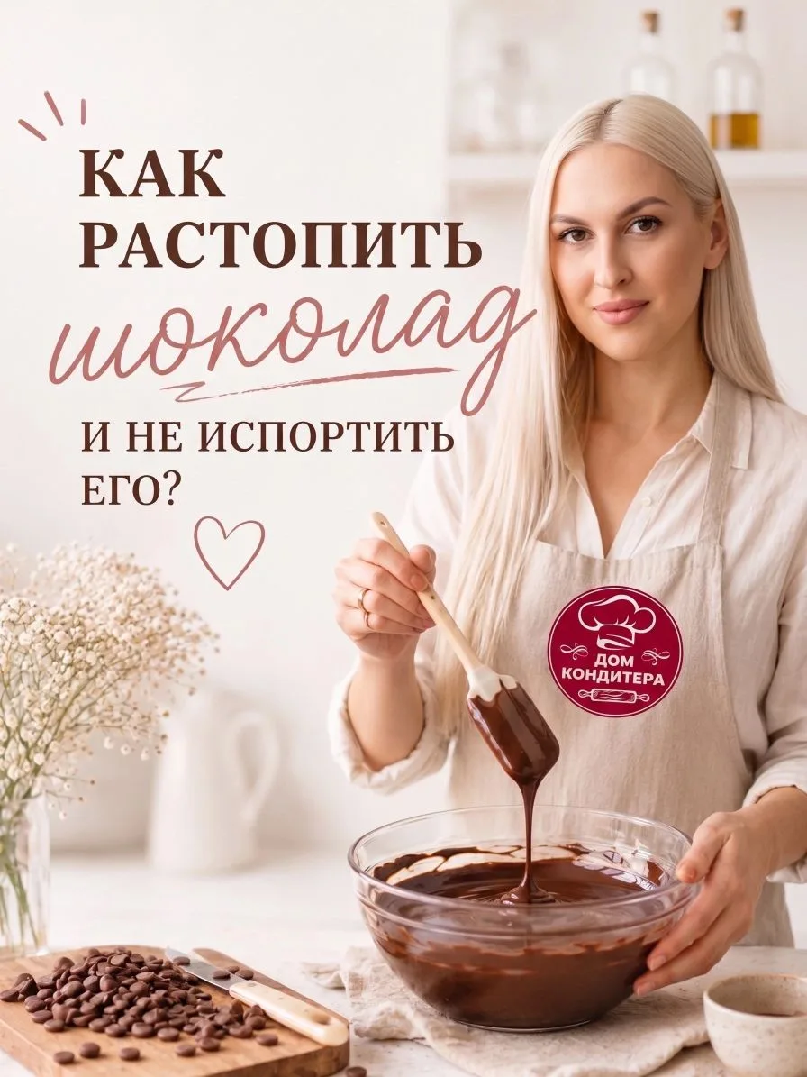 Как растопить шоколад и не испортить его? 🍫

Казалось бы, что может быть проще — растопить шоколад.